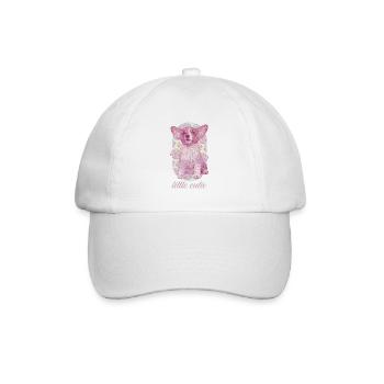 Little Cutie Corgi - Baseball Cap - white/white - Front