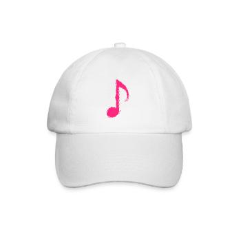Musique Note de musique - Casquette classique - blanc/blanc - Devant