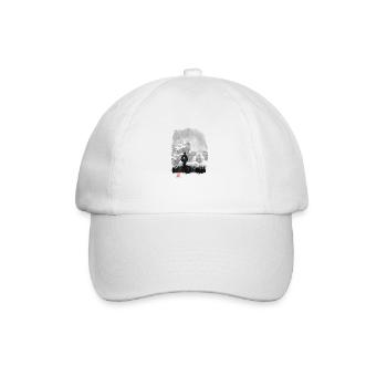 walking samurai in the prairy - Casquette classique - blanc/blanc - Devant