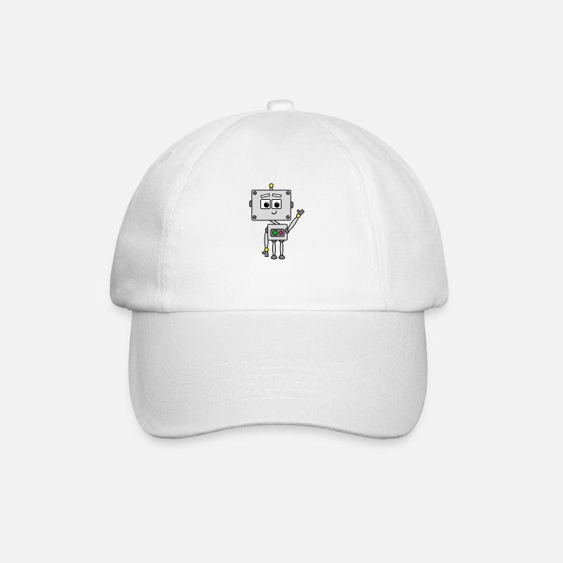 Robot Johnny - Casquette classique - blanc/blanc