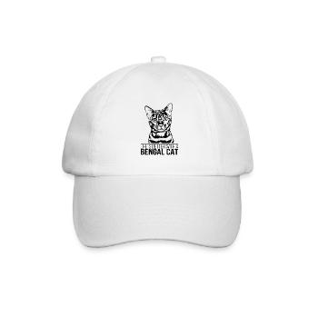 Bengal La vie de chat est meilleure Chats de chat Wilsigns - Casquette classique - blanc/blanc - Devant