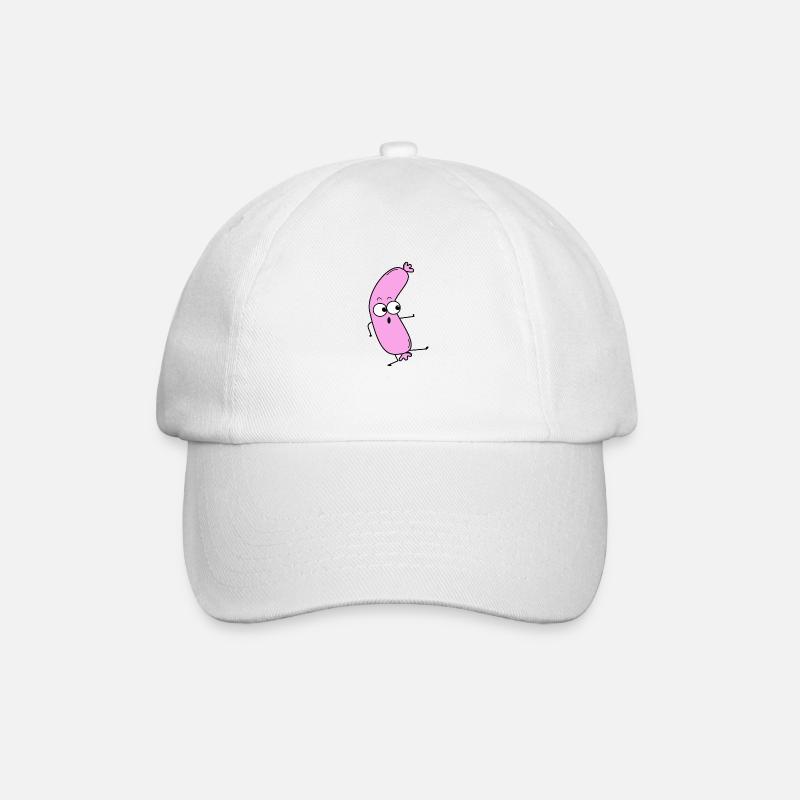 Saucisse - Casquette classique - blanc/blanc