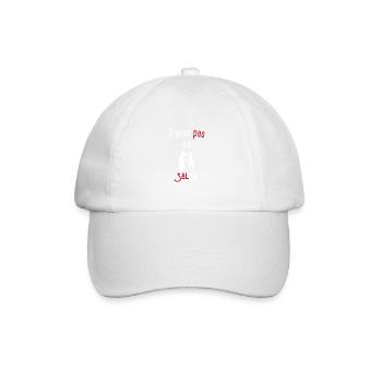 J’peux pas j'ai salsa - Casquette classique - blanc/blanc - Devant