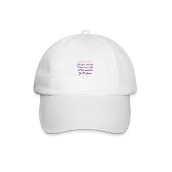 Mamie je t'aime - Casquette classique - blanc/blanc - Devant