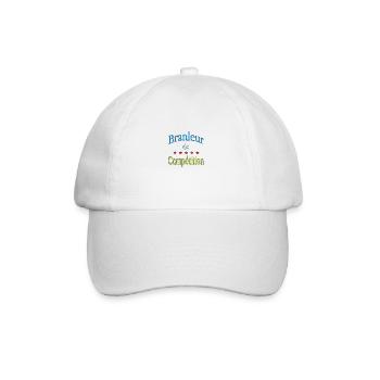 Branleur de compétition - Casquette classique - blanc/blanc - Devant