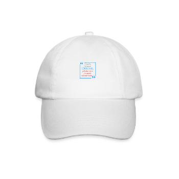 2 conneries à la suite - Casquette classique - blanc/blanc - Devant