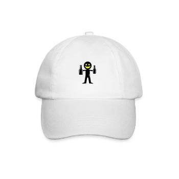 Bière Stick Figure - Casquette classique - blanc/blanc - Devant