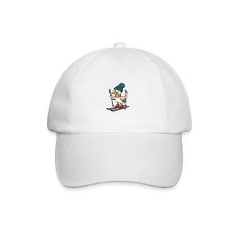 North Sea Seagull Ski Hat Écharpe Bonnet sur skis - Casquette classique - blanc/blanc - Devant