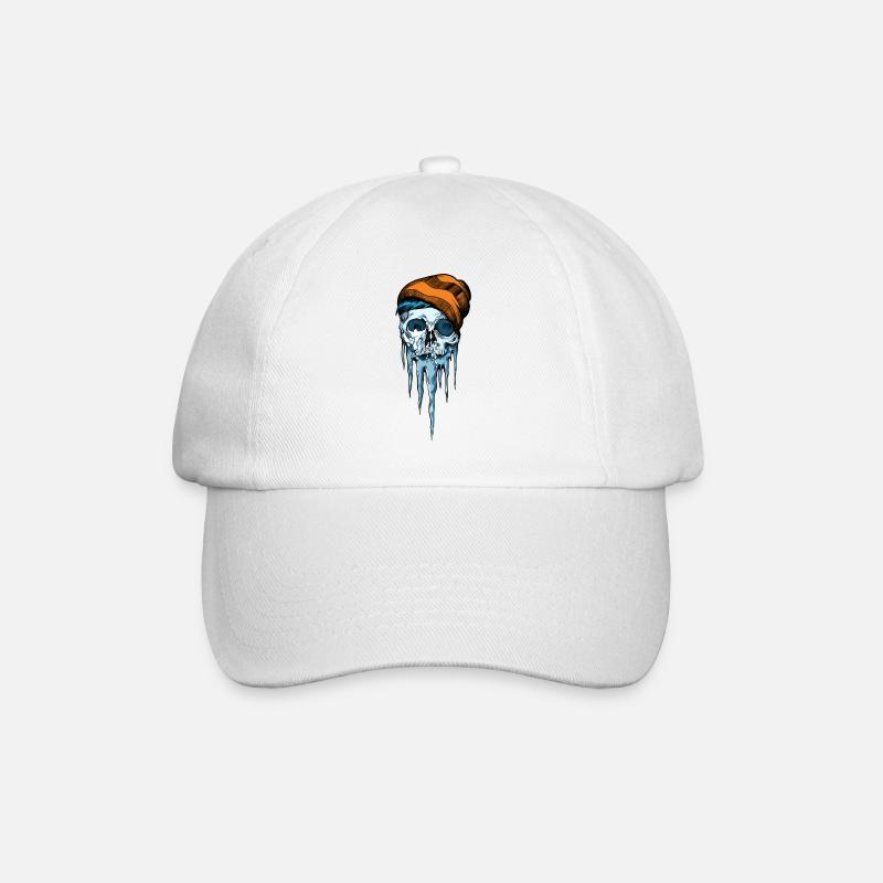Crâne neige - Casquette classique - blanc/blanc