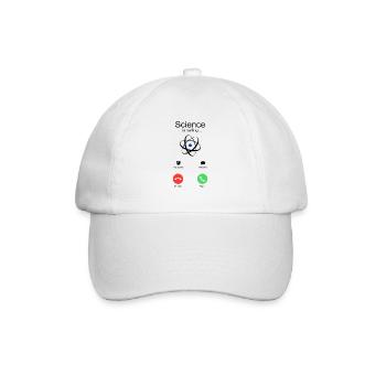 Science calls gift for physics chemistry fans - Baseball Cap - white/white - Front