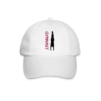 Gymnast, gymnastics - Baseball Cap - white/white - Front