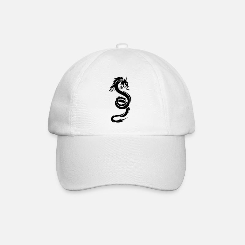 dragon - Baseballkappe - Weiß/Weiß