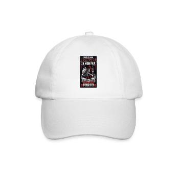 Fais du mal à ma fille ou a mon fils et même dieu - Casquette classique - blanc/blanc - Devant
