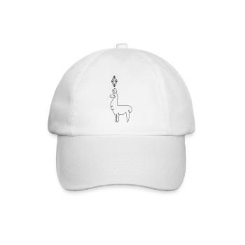 Sims Llama - Baseballkappe - Weiß/Weiß - Vorne