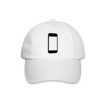 Smartphone - Baseball Cap - white/white - Front