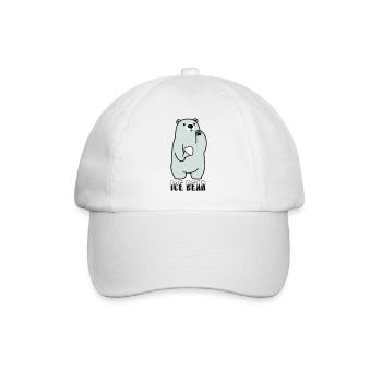 Ice Bear - Baseballkappe - Weiß/Weiß - Vorne