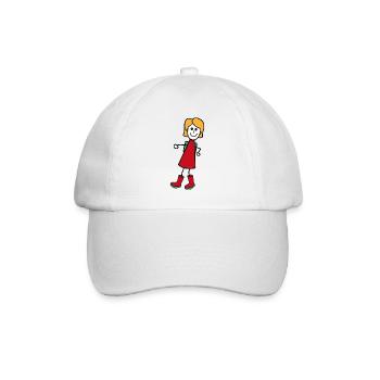 Wife - Baseball Cap - white/white - Front
