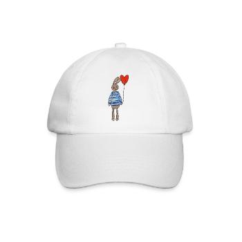 osterhase ostern - Baseballkappe - Weiß/Weiß - Vorne