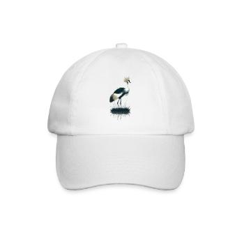 Grue couronnée - Casquette classique - blanc/blanc - Devant