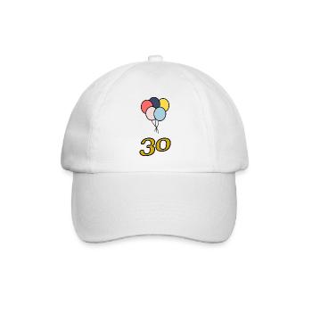 30. 30 YEARS. 30th ANNIVERSARY. 30 YEARS ANNIVERSARY. - Baseball Cap - white/white - Front
