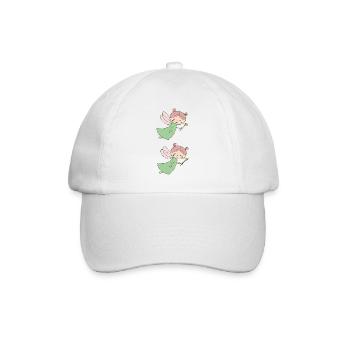 Fee double - Baseball Cap - white/white - Front