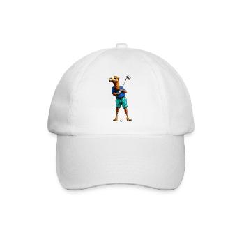 Golf Kamele - Baseballkappe - Weiß/Weiß - Vorne