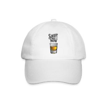 SHOOT ME NOW - let's talk - Casquette classique - blanc/blanc - Devant