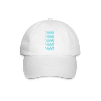 Year of birth 1985 - Baseball Cap - white/white - Front