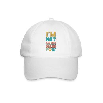 Grand-père professionnel non retraité - Casquette classique - blanc/blanc - Devant
