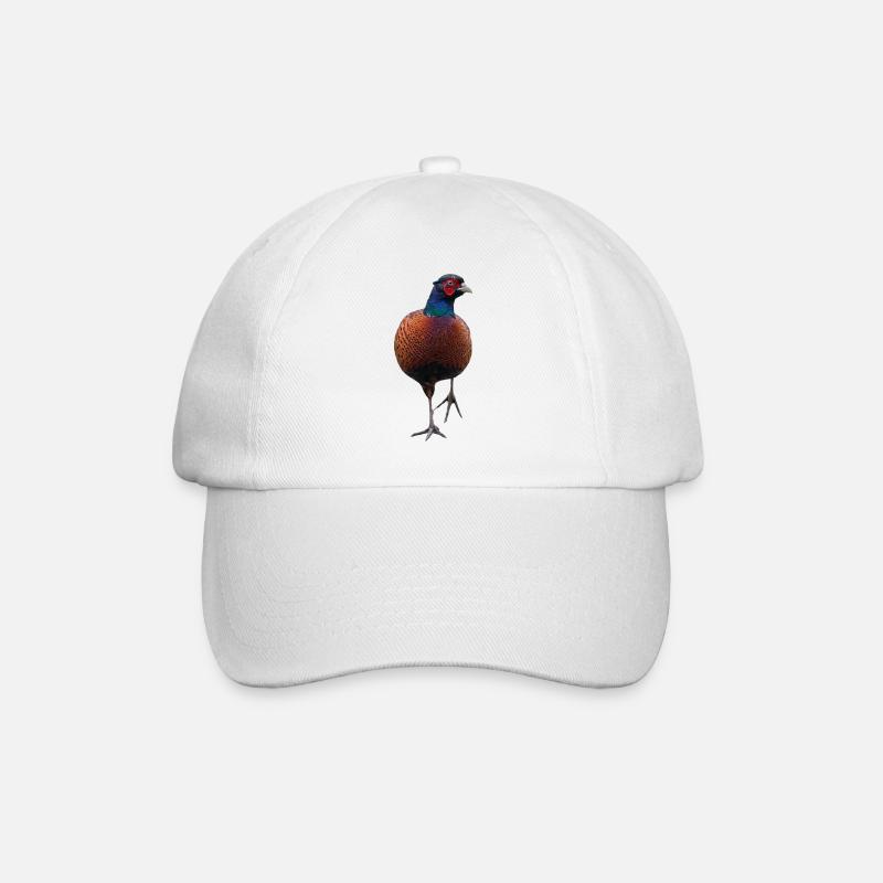 Faisan à patte relevée - Casquette classique - blanc/blanc