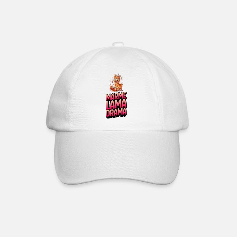 Drame Marme Lama - Casquette classique - blanc/blanc