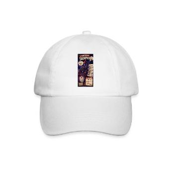 Skorpion - Loyal, tiefgründig und verschwiegen - Baseballkappe - Weiß/Weiß - Vorne