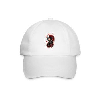 Univers Japonais - Femme Japonaise - Casquette classique - blanc/blanc - Devant