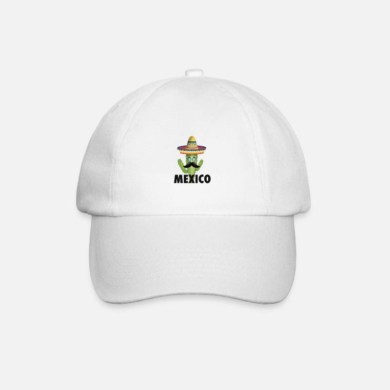 Mexico - Baseball Cap - white/white