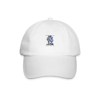 Arrêtez de faire du drame vous n’êtes pas Shakespeare - Casquette classique - blanc/blanc - Devant
