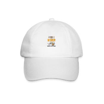 17 et 4 et la bière - Casquette classique - blanc/blanc - Devant