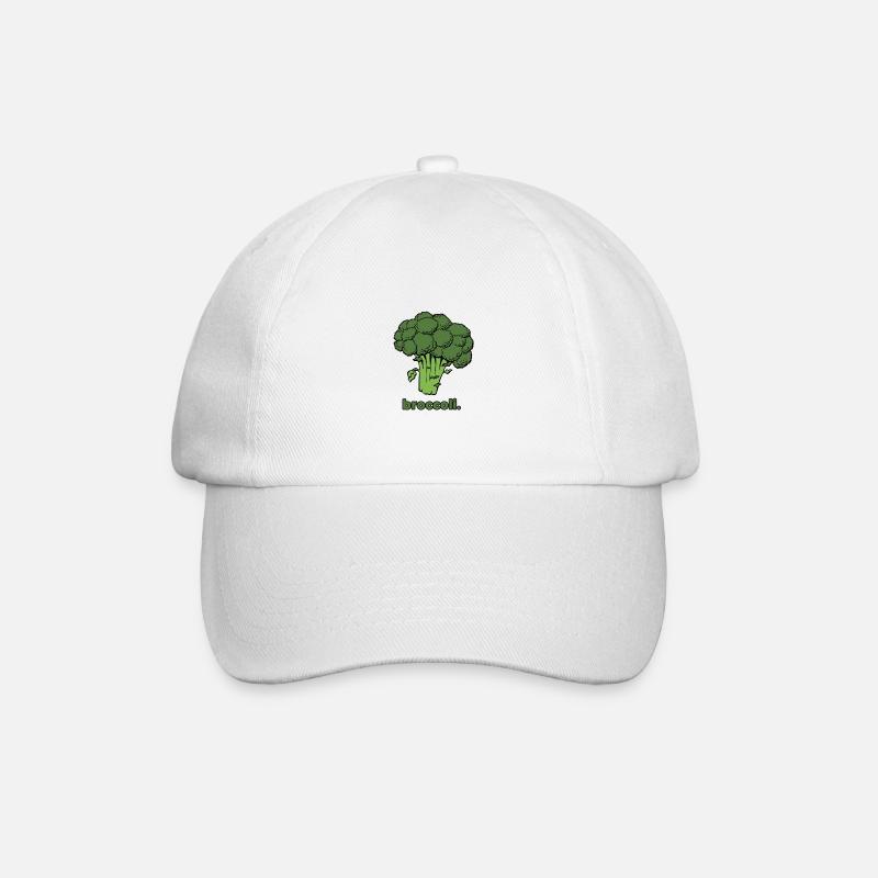 Broccoli | vegetable - Baseball Cap - white/white