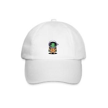 Cute Space Turtle - Baseball Cap - white/white - Front