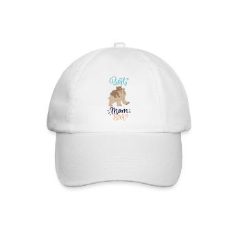 Best mom ever - Baseball Cap - white/white - Front