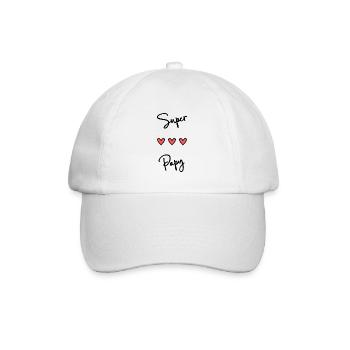 BONNE FÊTE. FÊTE DES MÈRES. FÊTE DES PÈRES. FÊTE - Casquette classique - blanc/blanc - Devant