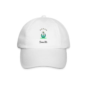 BONNE FÊTE MAMAN. MAMAN. FÊTE DES MÈRES. FÊTE - Casquette classique - blanc/blanc - Devant