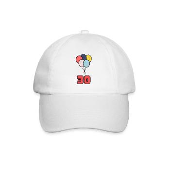 ANNIVERSARY. HAPPY BIRTHDAY. HAPPY BIRTHDAY. - Baseball Cap - white/white - Front