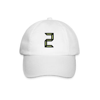 2. HAPPY BIRTHDAY. JOYEUX ANNIVERSAIRE. CHIFFRE - Casquette classique - blanc/blanc - Devant
