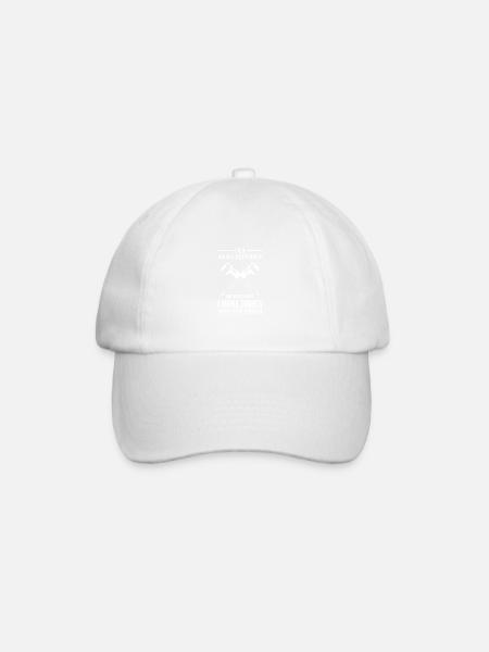 Je fais des choses cadeau d’opérateur de machine - Casquette classique - blanc/blanc
