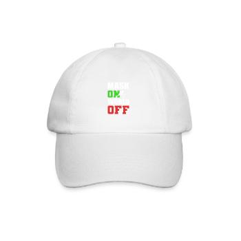 Goodbye World Swordsman Gift - Baseball Cap - white/white - Front
