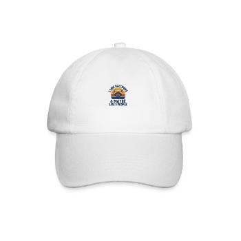 Raccoon - Baseball Cap - white/white - Front