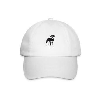 Rottweiler - Baseballkappe - Weiß/Weiß - Vorne
