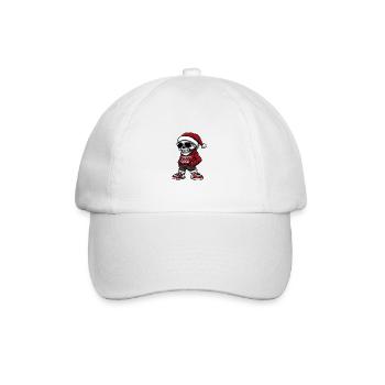 Skeleton Christmas Ugly Christmas - Baseball Cap - white/white - Front
