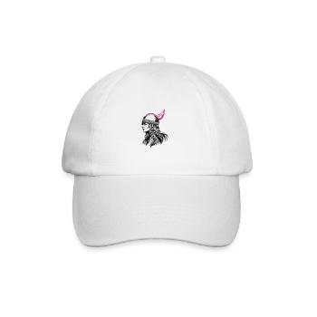 Valkyrie guerrière viking - Casquette classique - blanc/blanc - Devant