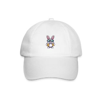 Hase Ski Bier - Baseballkappe - Weiß/Weiß - Vorne